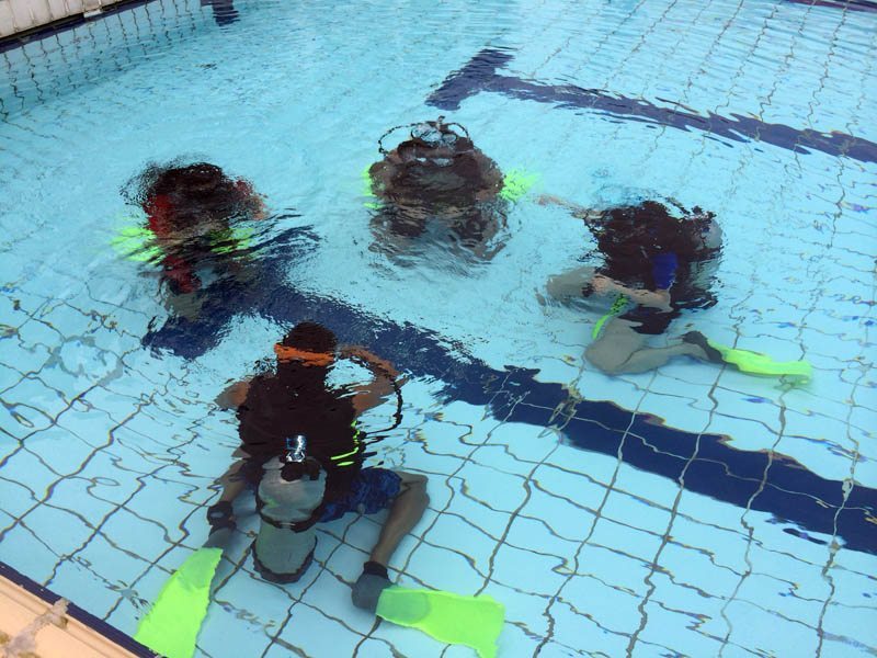 DSD体验水肺潜水水池