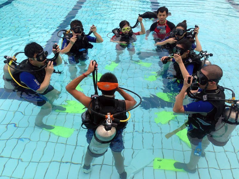DSD体验水肺潜水训练