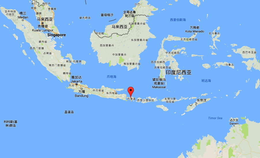 巴厘岛地图